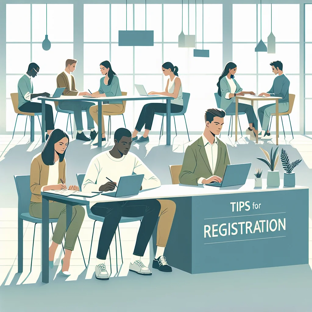 Tips for successful registration